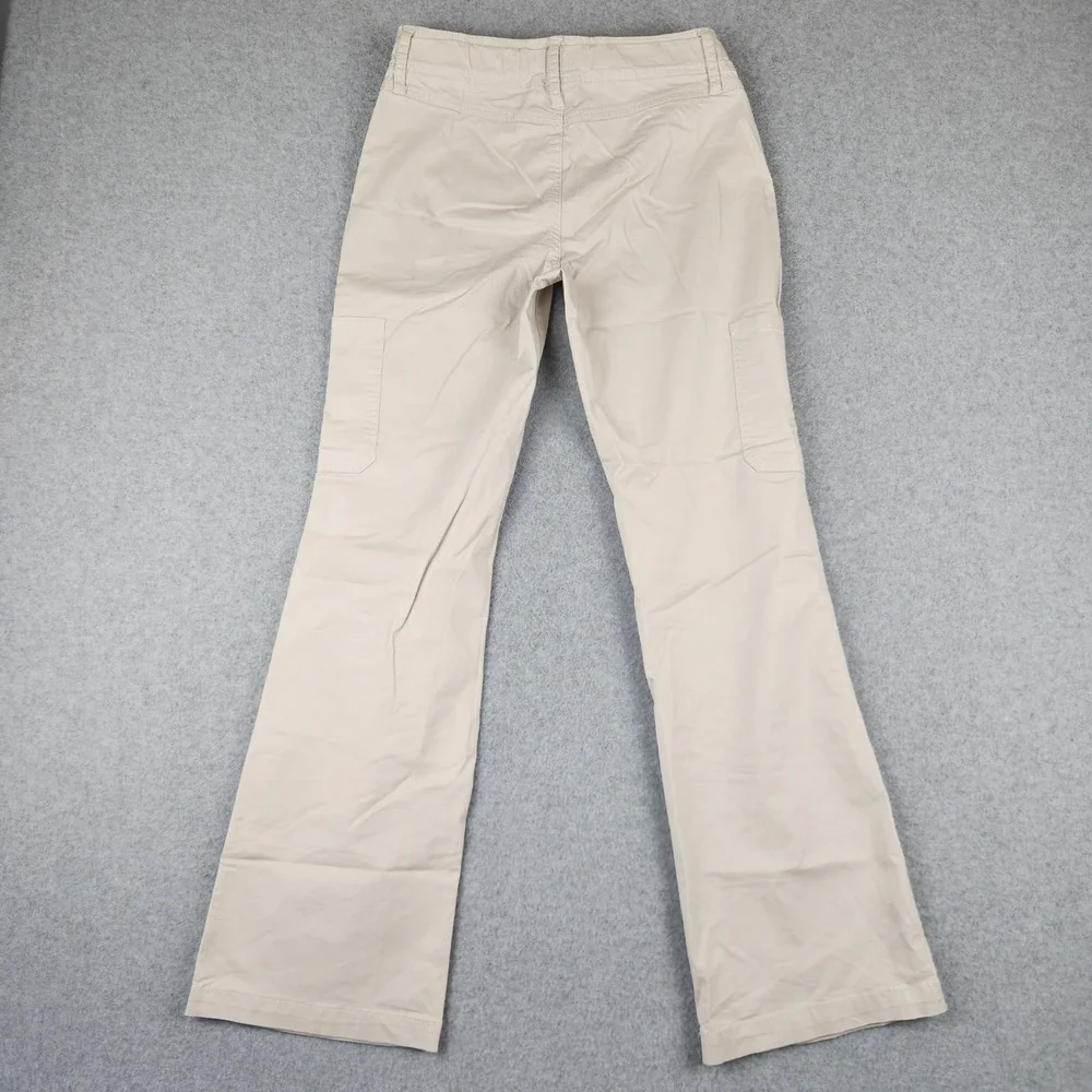 Vanilla Star Girls Tan‎ Khaki Cargo Pants Sz 14 Adjustable Waist Utility Stretch